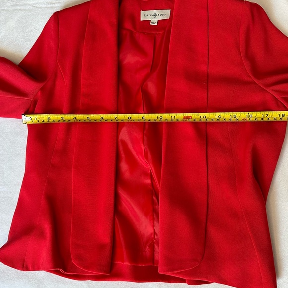 Kate & Rosy Rose Red Blazer - Picture 3 of 8
